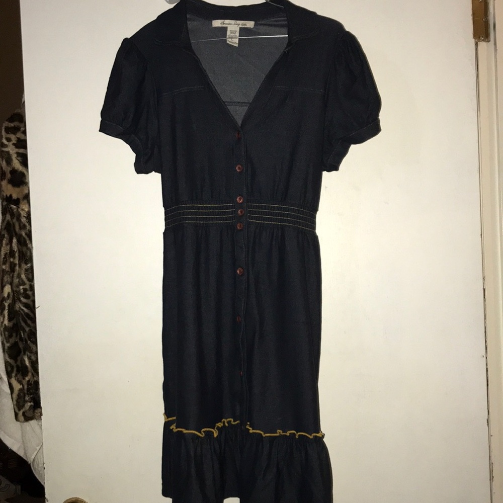 American Rag blue jean dress sz L